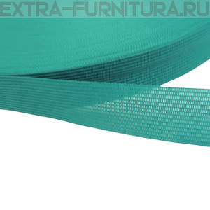 Лента окантовочная 23 мм цв.бирюза 25, уп.100м (пл.3,6+/-0,2 гр/м)