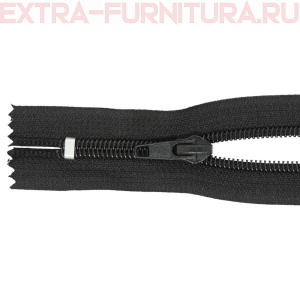 Молния спираль обувная Т7, дл.55 см, цв.322 черный