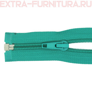 Молния Спираль разъемная Т5, дл. 90см, цв.253 зеленая бирюза