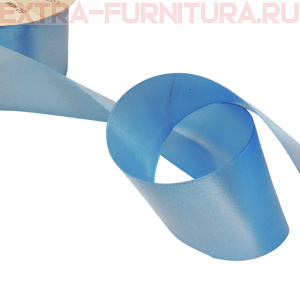 Лента атласная 50 мм цв.149 голубой рул.27,42м