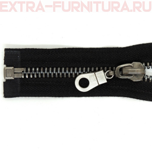 Молния Металл Т8 1 замок, 75 см, оксид