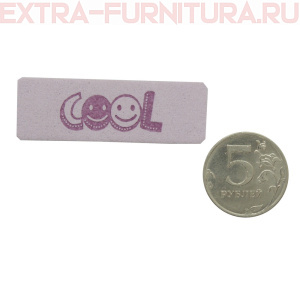 Нашивка COOL цв.сиреневый