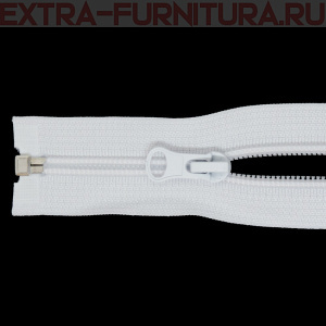 Молния Спираль разъемная дл. 45см, Т5, цв. белый, LOGO