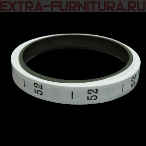 Размерник р-р 52, цв. белый, рул. 300 шт.