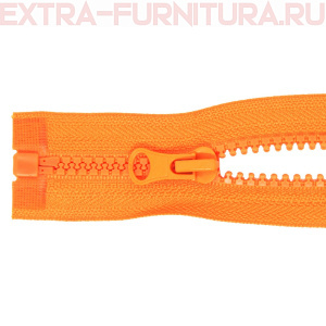 Молния Трактор Т5 1 замок 75см, цв.157 оранжевый, LOGO