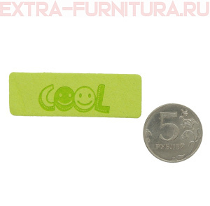 Нашивка COOL цв.салатовый