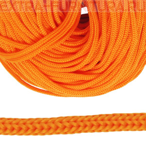 Шнур  ПП 5мм, цв.125 оранжевый, уп.100м, пл.4,6 гр/м, арт.В501