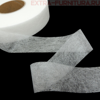 Паутинка клеевая шир.25мм, цв.белый, рул.100м, пл.23гр/м