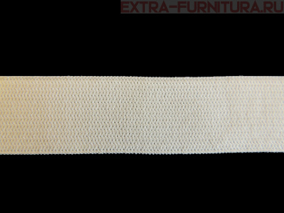 Резинка вязаная, 25мм (+/-2мм) , цв.белый (уп.-50м*12 уп) Б