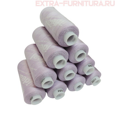 Нитки IDEAL бытовые 40/2 366м, цв.360 сиреневый (уп.10шт)