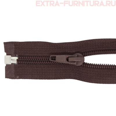 Молния Спираль разъемная Т5, дл. 80см, цв.304 темно-коричневый