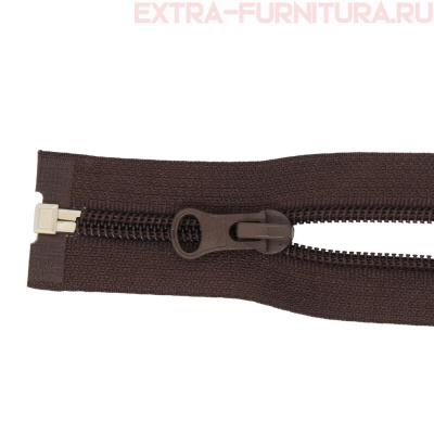 Молния Спираль разъемная дл. 55см, Т5, цв.304 коричневый LOGO