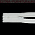 Молния Спираль н/р Т3, дл.20 см, цв. 101 белый, MaxZipper