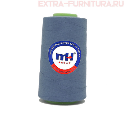 Нитки МН 40/2 п/э  5000 ярдов №331 сине-серый