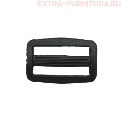 Пряжка  2-х щелевая 40 мм, цв. черный, арт. 8826 (уп. 1000 шт)