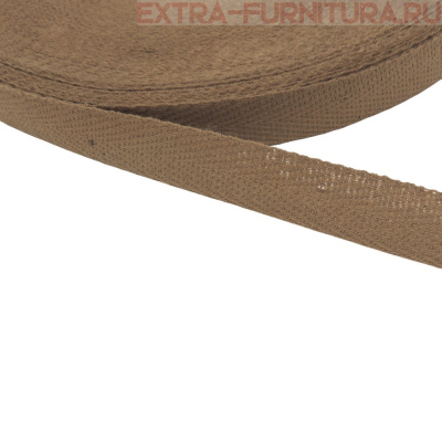 Лента киперная х/б 13 мм, цв.34 темно-бежевый, уп.50м (пл.2,8 г/м)