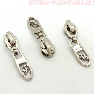 Бегунок декоративный автомат СП5 никель №3 (уп. 50 шт.)