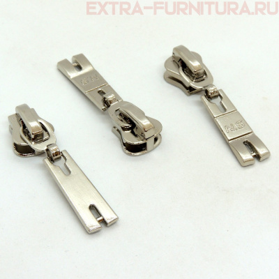 Бегунок декоративный автомат ТР5 никель (16-3) (уп. 50 шт.)