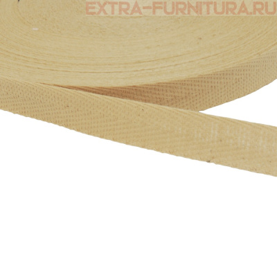 Лента киперная х/б 13 мм, цв.68 св.бежевый, уп.50м (пл.2,8 г/м)