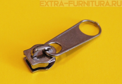 Бегунок к рулонной молнии тип 8, никель