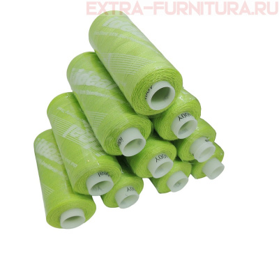 Нитки IDEAL бытовые 40/2 366м, цв.427 св.зеленый (уп.10шт)